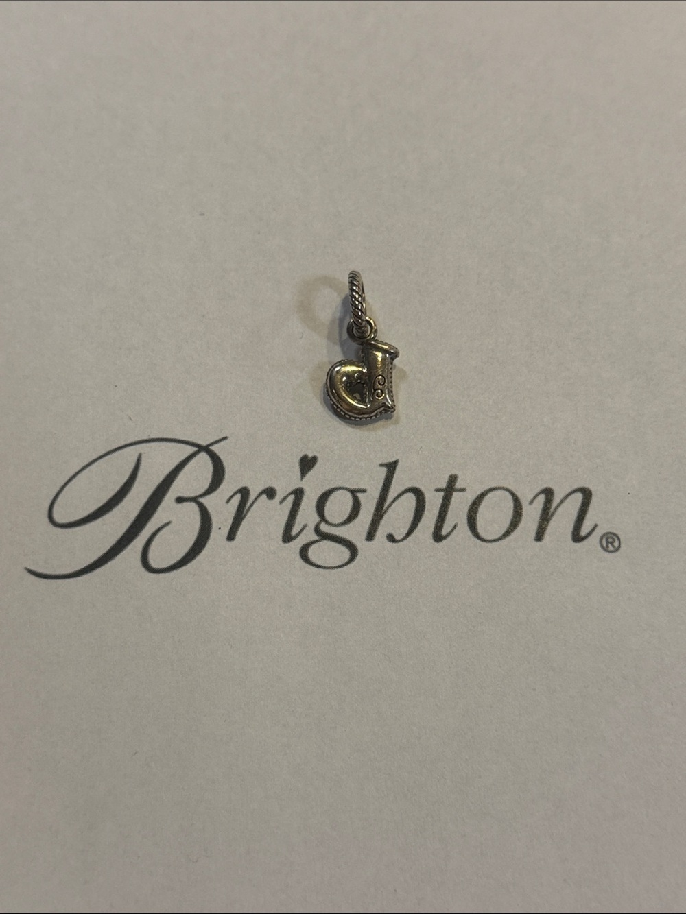 BRIGHTON Letter D Silver Pendant/Charm